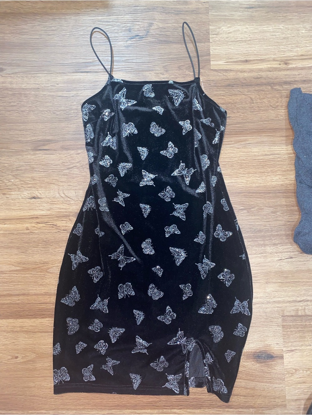 Zaful glitter butterfly bodycon dress